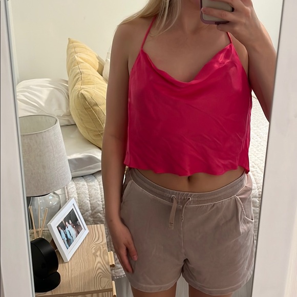 Zara satin crop top - Picture 3 of 7